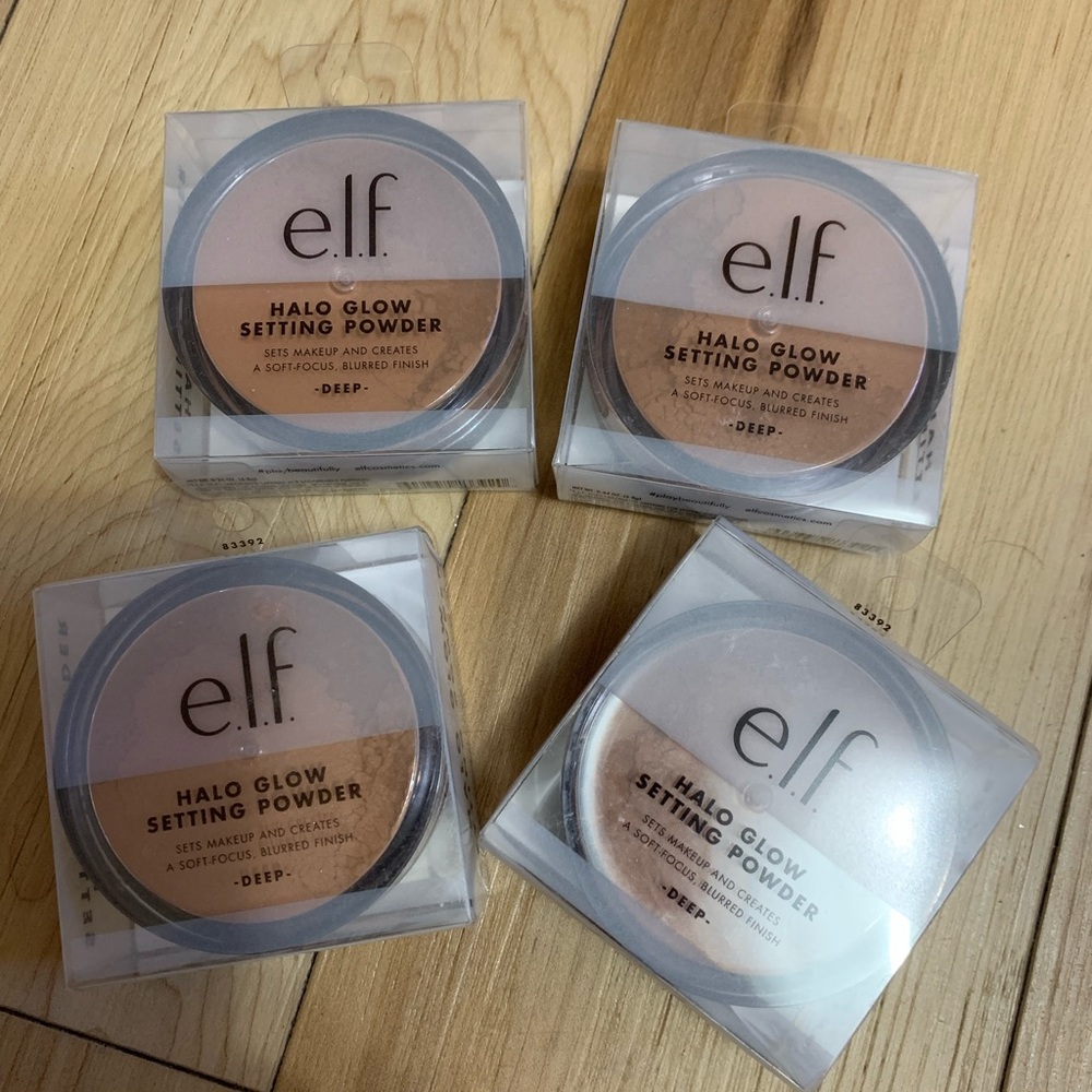 Elf halo glow setting powder deep lot of 4